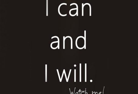 I can and I will. Watch me!