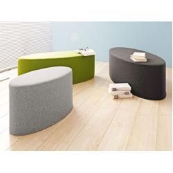 Softline Schemel Bon-Bon grün, Designer Busk & Hertzog, 33x60x30 cm SoftlineSoftline