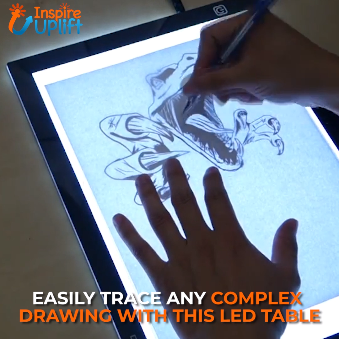 LED Artist Tracing Table 😍 Take your drawings to the next level with this versatile LED Artist Tracing Table. Whether you're a professional artist or an amateur who just LOVES to draw, this tracing table with back-lit background makes it incredibly easy to trace drawings or add to existing works. Currently 50% OFF with FREE Shipping!