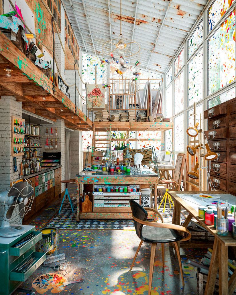 Laat je voor je home office inspireren door de mooiste ateliers