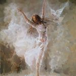 Large Portrait Wall Art Ballet Dancer Girl Painting for Home Decoration Canvas Oil Painting for Friends Families Handpainted my-artwork.com/...