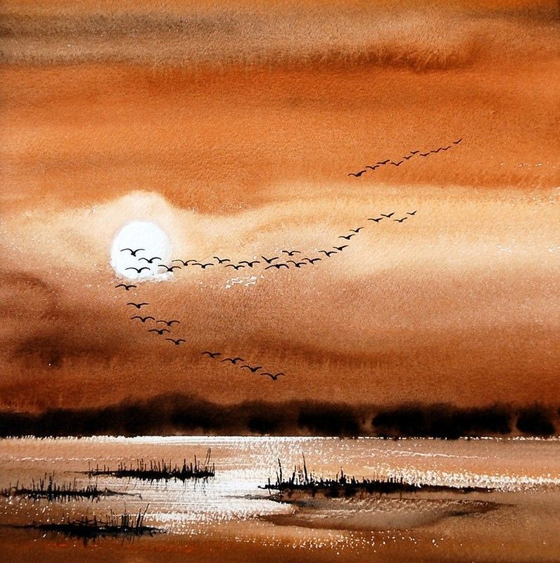 Light Watercolors by British Artist Keith Nash – Livemaster