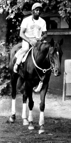Ruffian- was it possible she was as fast or faster than Secretariat? Sadly, she's gone. Beautiful girl.