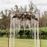 Macrame Wedding Backdrop Arbour Arch Ceremony Backdrop Boho #wedding