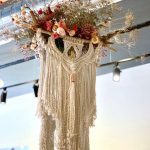 Fiber artist Lucy Lanuza teams up with Hana Floral Studio to create art for Boho Lifestyle shop in Napa. Come and see! #art #artinstallation #windowdisplay #visualmerchandising