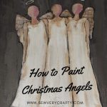 Malen Sie Ihre eigenen Weihnachtsengel, #christmasornamentselegant #rusticchristmasornaments