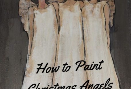 Malen Sie Ihre eigenen Weihnachtsengel, #christmasornamentselegant #rusticchristmasornaments