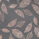 Rose gold hand drawn boho feathers hand drawn grey industrial concrete cement by Audrey Chenal #wallpapers #coolwallpapers #free #girly