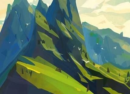 New mountain landscape background Ideas #landscape