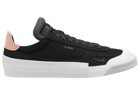 Nike Drop-Type Casual Tennis Shoes - Black / Pink Tint White Zinnia