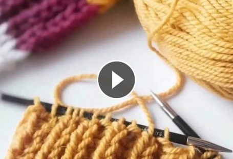 this beautiful stitch in my video is a rib stitch! ❤️⁠