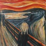 Oil painting (Scream) by Edvard Munch famous oil painting on canvas for wall decoration high quality my-artwork.com/...