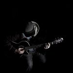 Out The Dark Guitar Player Music iPhone 6 wallpaper