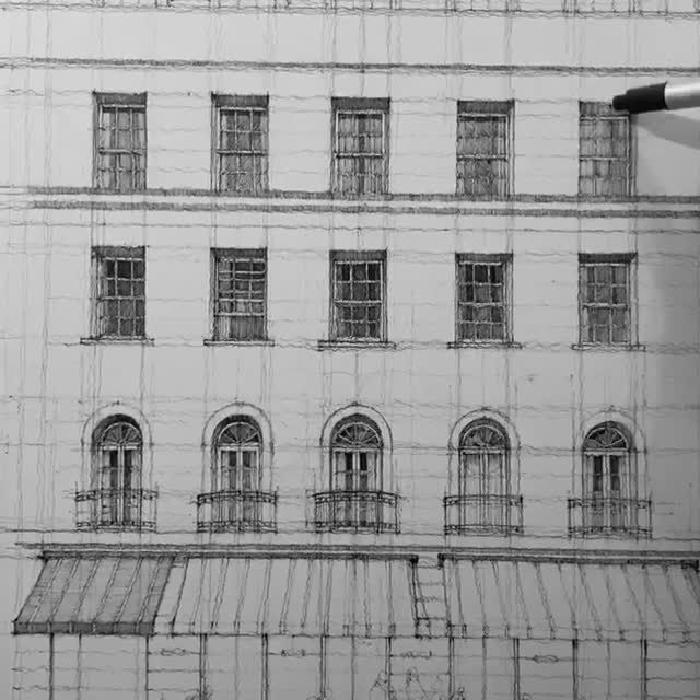 #architecturedrawing #architectureart #sketch #penart #pendrawing 