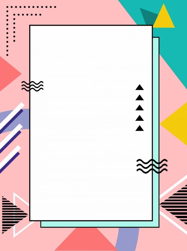 Polygonal cute wind memphis background style,advertising background,h5 background,colorful