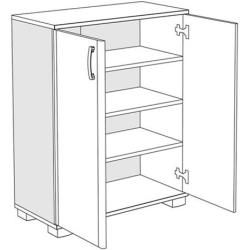 Kommode Tudela 11, Farbe: Kirsche - 95 x 75 x 37 cm (H x B x T) Easy MöbelEasy Möbel