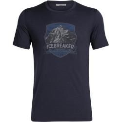 Icebreaker Tech Lite Ss Crewe Artist Herren T-Shirts blau S IcebreakerIcebreaker