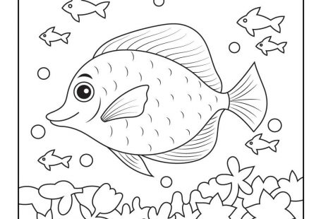 School of Fish Hidden Picture Printable