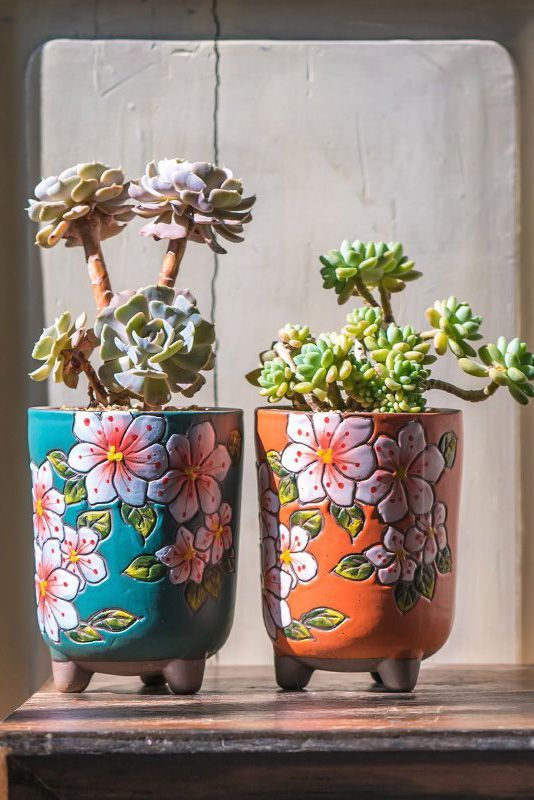 Floral planters to add even more greenery to your space