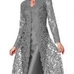 Solid Lace Pencil Knee-Length Sheath Dress - Floryday @ floryday.com