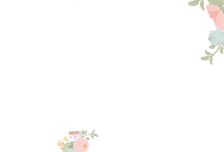 Kindle Watercolor Floral and Pink Bicycle Wallpaper by The Birch Cottage