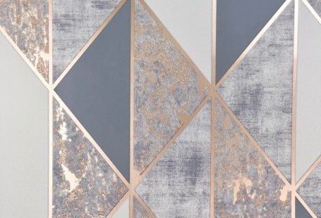 Superfresco Milan Geo Rose Gold Wallpaper 106407