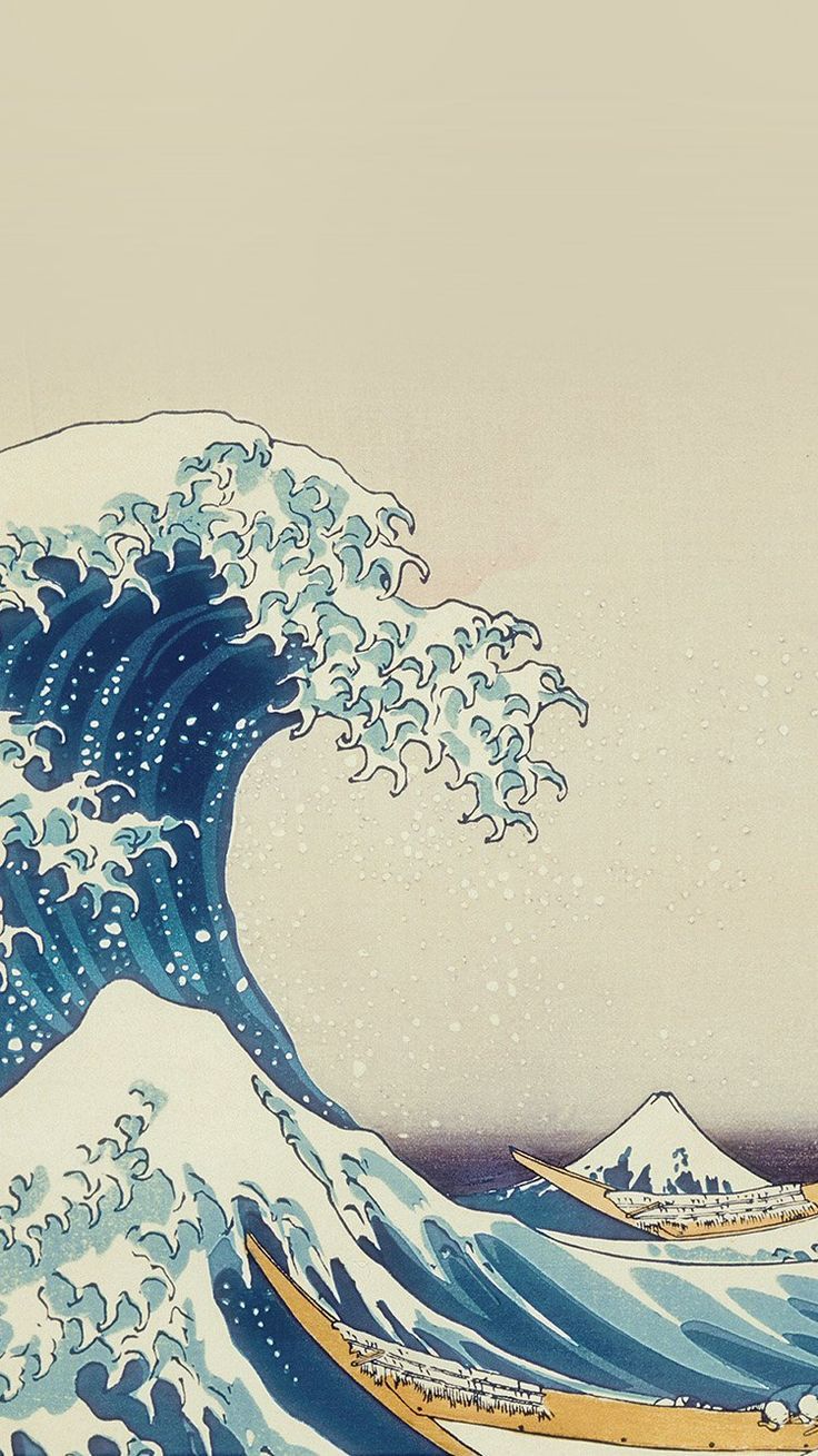 Go with the flow! Be inspired by the piece of art - The Great Wave