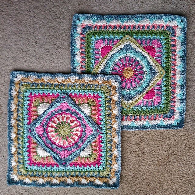 Ravelry: The Jackfield Tile Square pattern by Christine Bateman