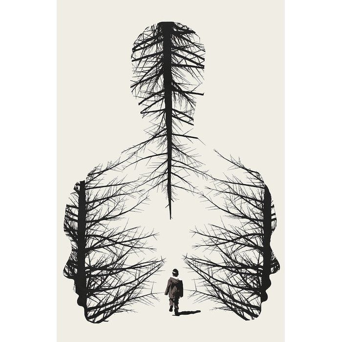 'The Walk' Graphic Art Print