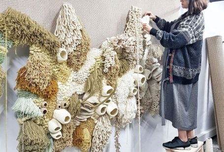 This Portuguese Artist Uses Textile Waste To Create Beautiful Ocean Inspired Tapestry