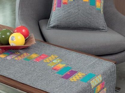 This would be a fun way to use scraps...just need background! (Book available 12/2/14) Martingale - Think Big Amy Ellis
