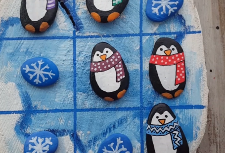 Tic-Tac-Toe-Weihnachtsmalerei - #weihnachtsmalerei - #New