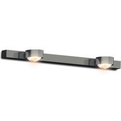 Top Light Puk Choice Mirror / Wall Wandleuchte 2 Köpfe weiß-chrom 45cm Standard-Fassung Top LightTop