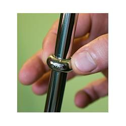 Top Light Puk Floor Mother-Kid Stehleuchte nickelmatt 3x Linse klar / 3x Glas matt Standard-Fassung