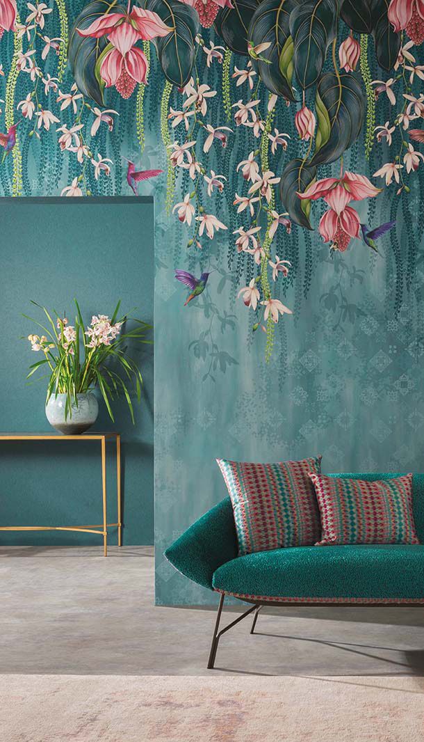 Trailing Orchid W7344-01 from the FOLIUM Wallpaper Collection