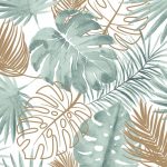 Tropical Leaves by Albany - Green : Wallpaper Direct