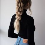BRAIDED PONYTAIL HAIRSTYLE