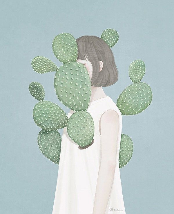 Mi-Kyung Choi, who goes by the name, ENSEE, is a Korean digital artist and illustrator. Her illustrations reverberate profound beauty in stillness as if capturing moments of the organizational and curious thoughts that stream through her life. The kind of art that takes stillness into a familiar place of love and beauty. A place we often forget within our own selves. Via news.upperplaygro... (3)