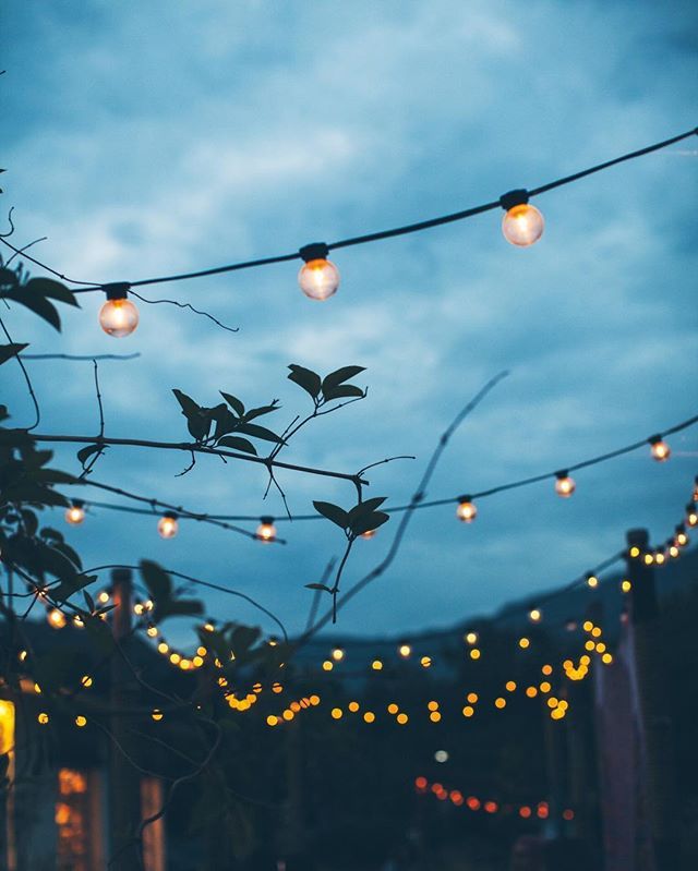 There's nothing like a warm night (and twinkle lights)