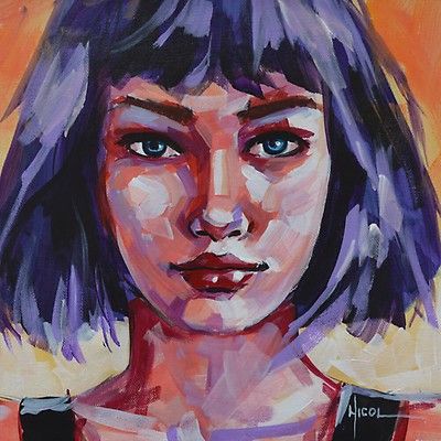 Oeuvre d art unique Urda de l'artiste Nicoleta Vacaru, de style Portrait