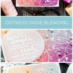 Video - tips on blending Tim Holtz Distress Oxides over a heat embossed background. Handmade card by Debby Hughes using supplies from Simon Says Stamp. Find out more here: limedoodledesign....
