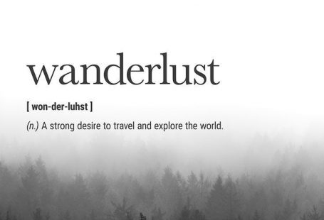 Wanderlust Definition - A strong desire to travel and explore the world.    Printable art is an easy and affordable way to personalize your home or office. You can print from home, your local print shop, or upload the files to an online printing service a