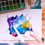 The Star themed paintings tutorial for beginners👉Shop the same watercolor essential at www.paperhouse.me💝Get $3 with code