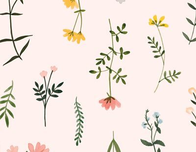 Wildflower Watercolor Floral Digital Clipart Botanical Pattern Background png flower clip art illustrations plant meadow rustic elegant - floral barn wedding DIY wildflowers printable clipart digital download #floral #frame #border #c