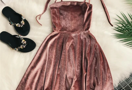 2019 Autumn Women Kawaii Solid Dress Velvet Spaghetti Strap Christmas Halloween Party Dress Empire A-Line Vestidos Cute Clothing - Ladies Style #women #moda #style #beauty