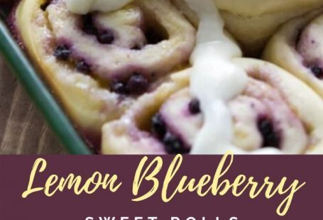 Zitronen-Blaubeer-Bonbon Rolls, #Rolls #ZitronenBlaubeerBonbon