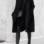 My happy place for winter wear- black over black, layered with black, and a side of black.