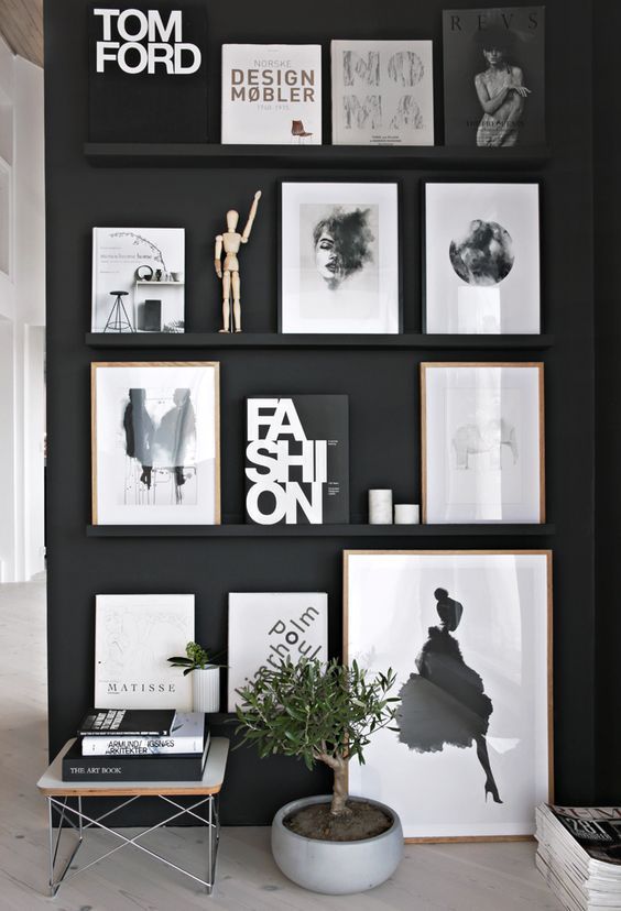 Inspiratie voor het creëren van zwarte wanden in het interieur. Doen of niet doen? Wij zeggen: zeker doen! Kijk hier naar de effecten van zwarte wanden.