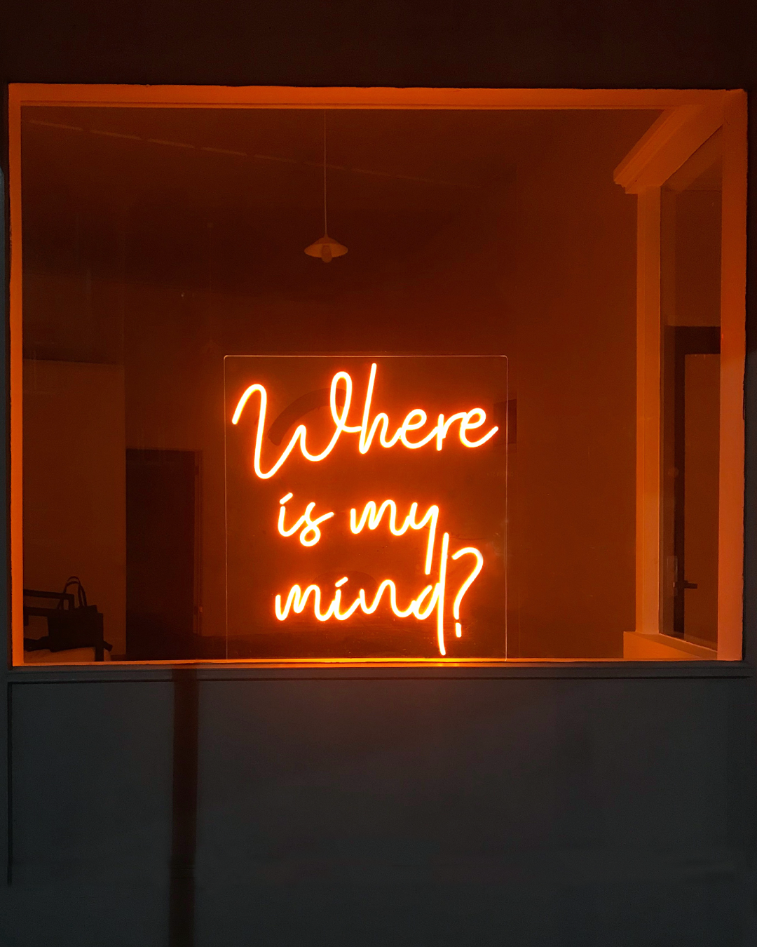 inspo benutzerdefinierte neon zitieren, Zeichen der Kunst, wo ist mein Verstand - Lichtkunst