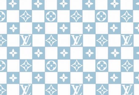 louis vuitton baby blue checkered vans wallpaper